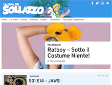 Tablet Screenshot of ilsollazzo.com